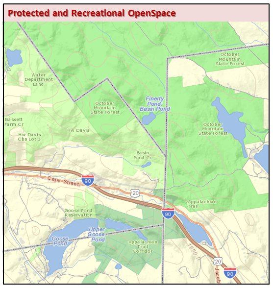 Official local sample of protected and recreational open-space mapping.