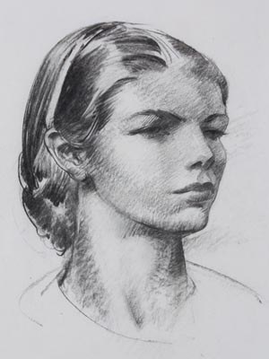 Portrait of Virginia Lee Burton Demetrios, by Leon Kroll.