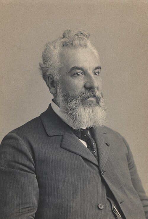 Portrait of Alexander Graham Bell.