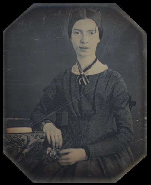 Portrait of Emily Dickinson.