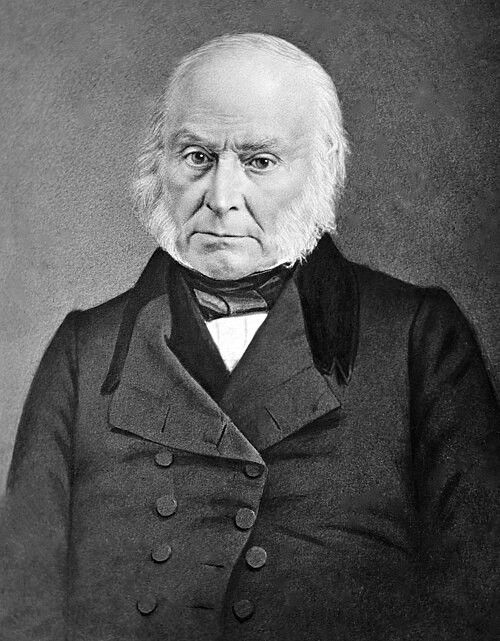 Historical portrait of John Quincy Adams.