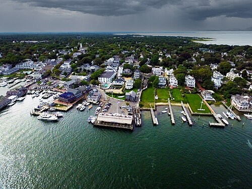 Edgartown Harbor on Martha’s Vineyard. William A. Martin’s life and whaling career are part of this island’s maritime history. This is a place photograph, not a portrait.